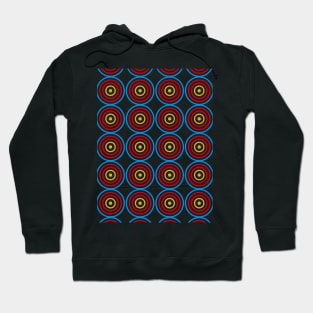 Retro circle pattern Hoodie